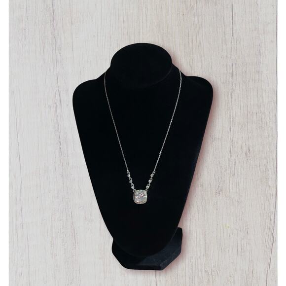 Vintage Nancy and Rise Signed Silver Crystal Accents Pendant - Picture 2 of 2